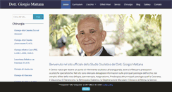 Desktop Screenshot of oculista-giorgiomattana.com