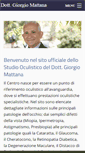 Mobile Screenshot of oculista-giorgiomattana.com